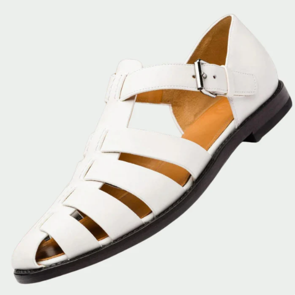 Sandali in pelle eleganti e traspiranti
