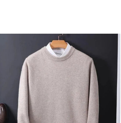 Maglione Uomo in Lana e Cashmere – Eleganza Classica e Comfort Invernale
