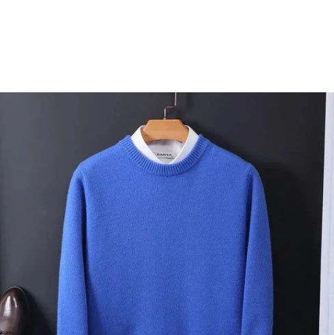 Maglione Uomo in Lana e Cashmere – Eleganza Classica e Comfort Invernale