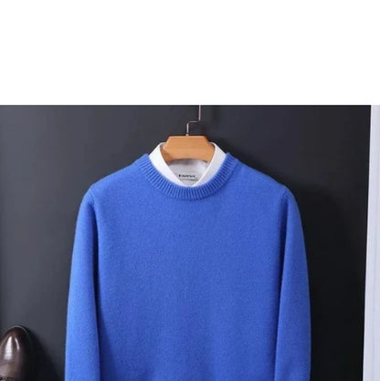 Maglione Uomo in Lana e Cashmere – Eleganza Classica e Comfort Invernale