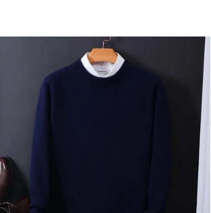 Maglione Uomo in Lana e Cashmere – Eleganza Classica e Comfort Invernale