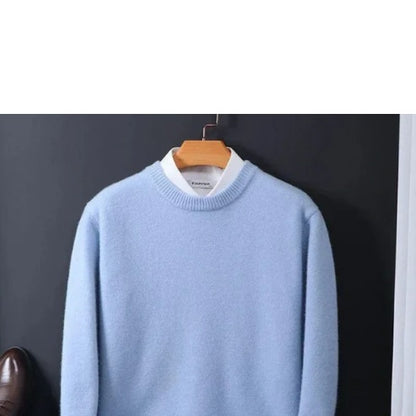 Maglione Uomo in Lana e Cashmere – Eleganza Classica e Comfort Invernale