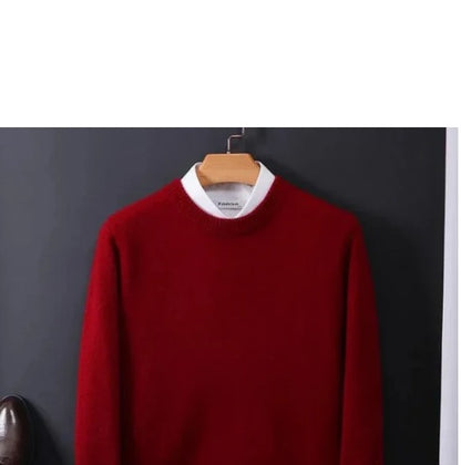 Maglione Uomo in Lana e Cashmere – Eleganza Classica e Comfort Invernale